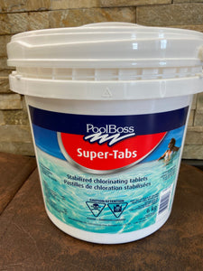 Capo Pool Boss Super Tabs - 3" Chlorine Pucks 6 Kilo